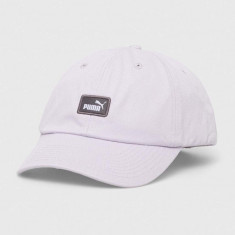 Puma șapcă de baseball din bumbac culoarea violet, cu imprimeu 2366901