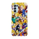 Husa compatibila cu Oppo A74 5G model Dragon Ball Super Saiyans, Silicon, TPU, Viceversa, Transparent, Carcasa
