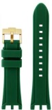 Cumpara ieftin Curea Silicon Compatibilă Versace V-RACE DUAL &ndash; 24 mm &ndash; Verde &ndash; Impermeabilă &ndash;