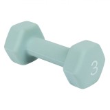 Gantera Fitness Neopren 3kg Verde Menta, Aerobic, Gimnastica, Tonifiere Musculatura Brate, Umeri, Torace