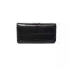Portofel Dama Piele Naturala Hassion A-03 Negru | Elegant, Multifunctional, Carduri, Bancnote | Cutie Cadou