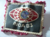 Gimnastica 1983 - Ecuson Riga&#039;83 (5,5x5cm) si insigna Federatia Olimpica Italia