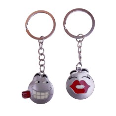 Set 2 brelocuri pentru Chei, Geanta sau Ghiozdan, Emoticon, fata si baiat, 22BRL