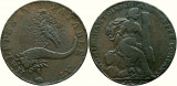 1794, &frac12; penny - Warwickshire &ndash; Birmingham - Regatul Unit!, Europa
