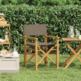 vidaXL Scaun de sufragerie Maro și taupe 56 x 54 x 87 cm 42032675