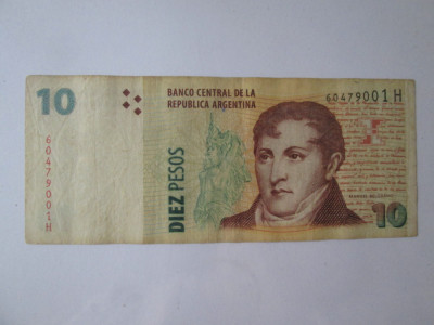 Argentina 10 Pesos 2003 foto