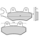 Set placute frana - Kymco Agility - Movie - Vitality - Yup 50-125cc - People S 250-300cc - Malaguti Centro 125cc