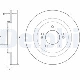 Disc frana Hyundai I40 I (VF), I40 I Cw (VF) Motor 1.6 CRDi, 1.6 GDI, 1.7 Crdi, 2.0 Cvvt, 2.0 GDI, 284x10mm, 25 mm, OE 584113Z100