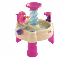 Masuta de joaca roz cu apa - spirala foto