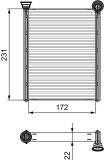 Radiator incalzire habitaclu Citroen C4 II, DS4; DS DS 4 / DS 4 Crossback Motor 1.2 THP 110, 1.2 THP 110, 1.2 THP 130, 1.2 THP 130, 1.2 THP 130,