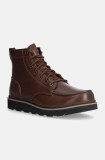 Sorel bocanci de piele SLABTOWN 62 MOC WP barbati, culoarea maro, 2078331256