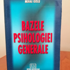 Mihai Golu, Bazele psihologiei generale