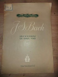 PARTITURA J. S. Bach- Inventiuni la doua voci piano solo