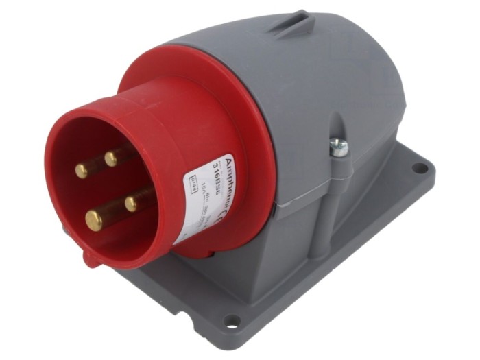 Conector alimentare AC trifazat IP44