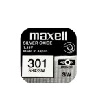 Baterie ceas Maxell SR43SW V301 AG12 1.55V oxid de argint 1buc