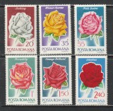 Romania 1970 - #739 Trandafiri 7v MNH, Nestampilat