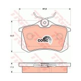 Set placute frana Trw GDB1504, parte montare : Punte spate