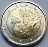 2 Euro San Marino 2023 UNC, Moneda Ne流通olata, Editie Limitata
