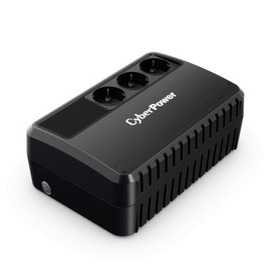 UPS CYBER POWER Line Int. fara management, 650VA/ 360W, AVR, 3 x socket Schuko, indicatie status cu LED, 1 x baterie 12V/5Ah, Backup: 21-35 min, incar foto