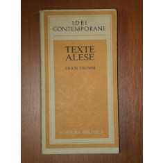 TEXTE ALESE de ERICH FROMM