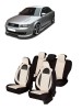 Set huse scaune compatibile Audi A4 B6 (2002-2008) Piele + Textil