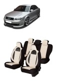 Cumpara ieftin Set huse scaune compatibile Audi A4 B6 (2002-2008) Piele + Textil