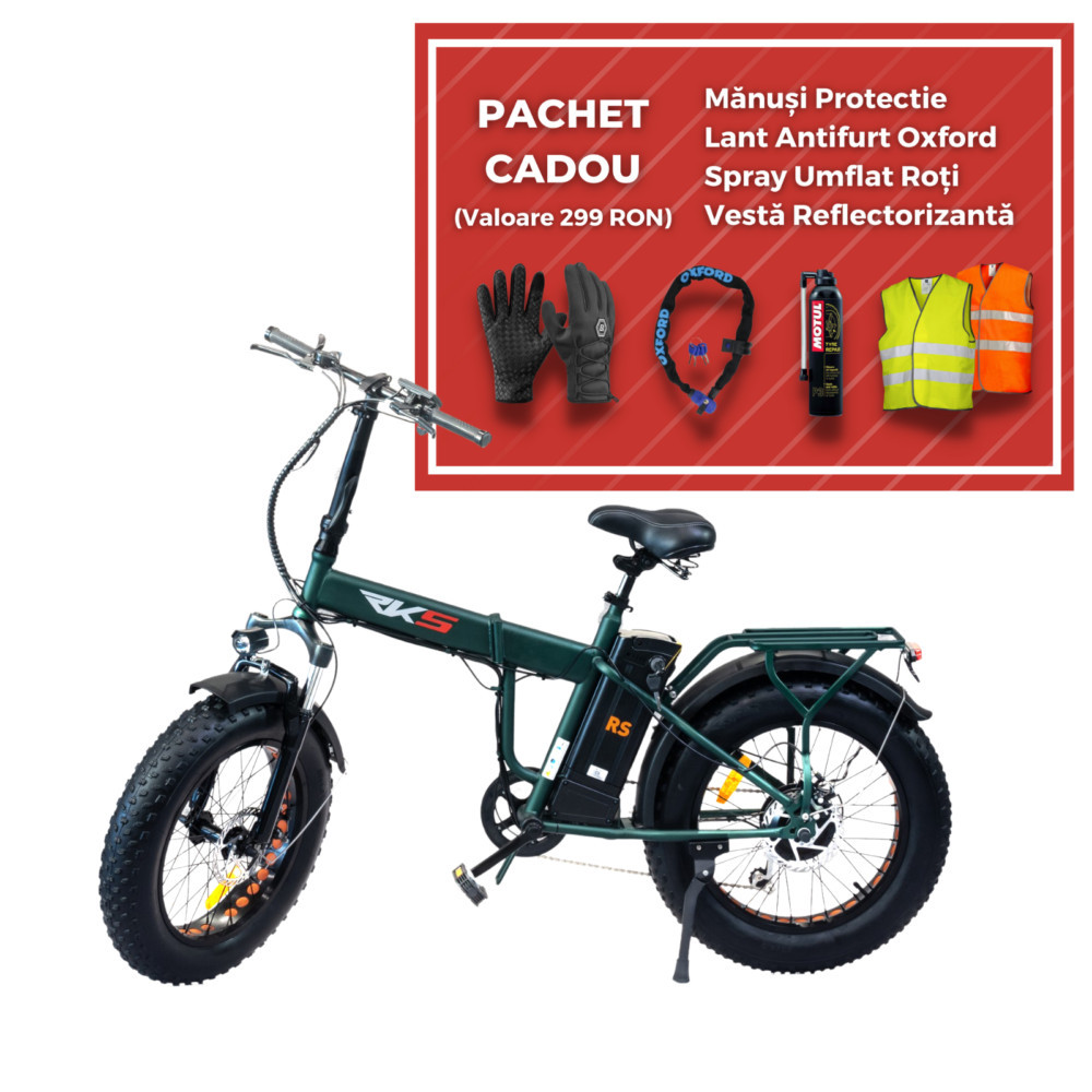 Bicicleta electrica pliabila RS-III, motor 250W, baterie hupo 36V 10Ah |  Okazii.ro