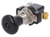 Comutator Push-Pull SCI 10A 14VDC LED Iluminat Verde OFF-ON Montare Panou