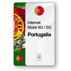 eSIM Internet Portugalia, valabil 7 zile, trafic 1 GB, Standard