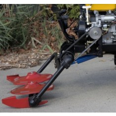 ProGARDEN Cositoare frontala rotativa cu doua discuri pentru minitractoare Campo T18