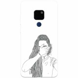 Husa silicon pentru Huawei Mate 20, Dont Look