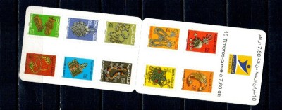 Maroc 2006 - Bijuterii, serie timbre autocolant in carnet foto