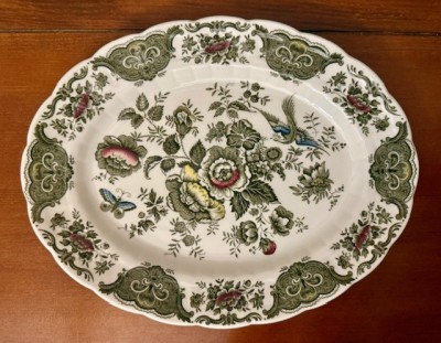 PLATOU DIN PORTELAN ENGLEZESC RIDGWAY- WINDSOR L31CM foto