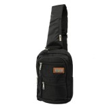 Geanta de umar crossbody, Atena, Negru, 38x22x8 cm ComfortTravel Luggage, Ella Icon