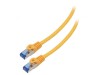 Cablul Patch S/FTP 6a CCA LSZH Portocalie 1,5m 26AWG, Lanberg