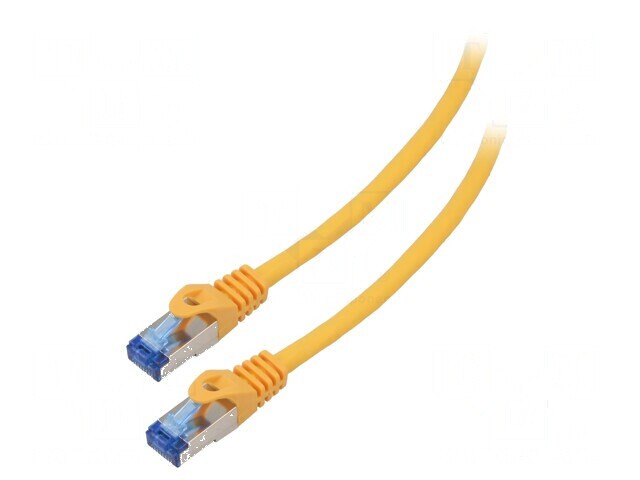 Cablul Patch S/FTP 6a CCA LSZH Portocalie 1,5m 26AWG