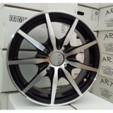 Jante auto ART 2027 14 inch, design sport bicolor, set cu kit instalare