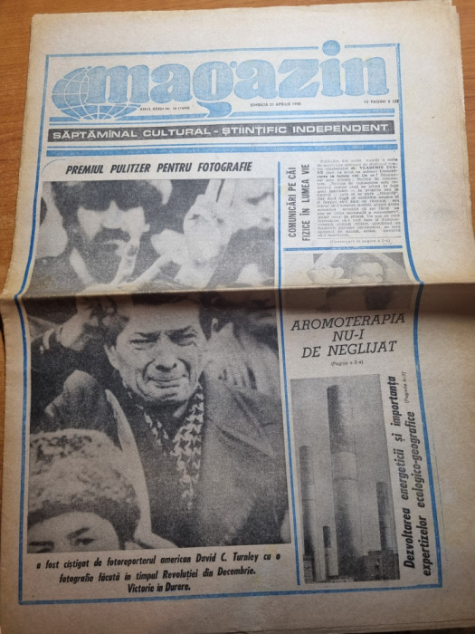 magazin 21 aprilie 1990-premiul pulitzer pentru fotografia de la revolutie