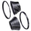 Kit Adaptoare Filet Step Down K&amp;F Concept 18 Pieces Filter Ring Adapter Camera Lens