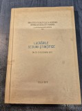 Lucrarile sesiunii stiintifice din 20 - 21 decembrie 1972