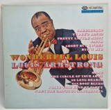 Louis Armstrong &lrm;&ndash; Wonderful Louis NM / VG+ vinil Lp disc Mercury Germania 1968 jazz