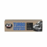 K2 Turbo Pasta Polish Zgarieturi Auto, 120g, Intretinere Lac, Polish Auto, Garage AutoRide