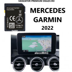 Card Mercedes GLA A CLA Garmin Harta Navigatie 2022 Romania-Europa