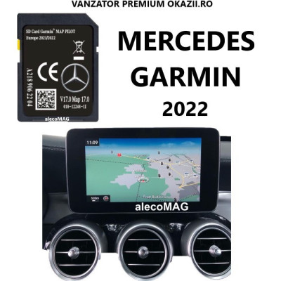 Card Mercedes GLA A CLA Garmin Harta Navigatie 2022 Romania-Europa foto