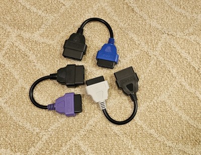 Set cabluri MultiECUScan Fiat J1962 OBD2 Diagnostic ECU foto