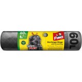 Saci menajeri cu snur Fino Tytan Flex, 60 l, 10 bucati