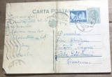 CP04 Carte postala veche 1938 catre candidat inginer Nicu Chiritescu Scoala Politehnica Timisoara timbru Fondul Aviatiei urari