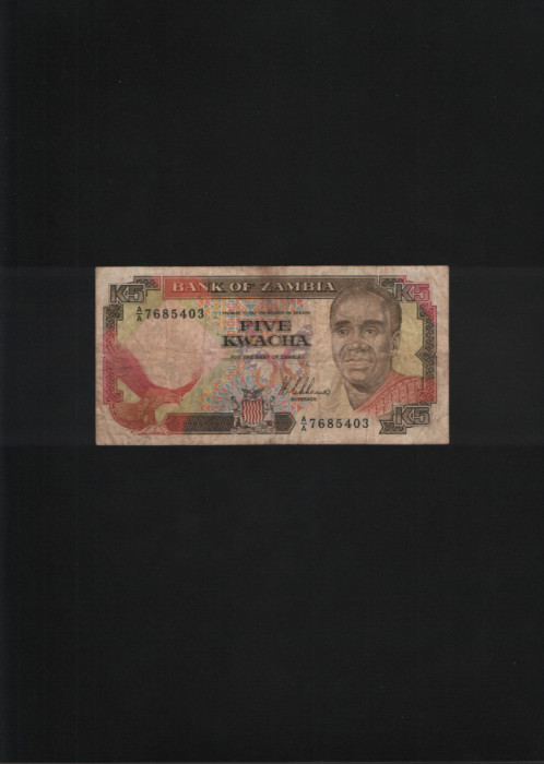 Zambia 5 Kwacha 1989 seria7685403