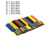 Set 328 Tuburi Termocontractabile, Diverse Dimensiuni (1-14mm), Lungimi 40-80mm, Mix Culori, Izolare Cabluri, Polietilena