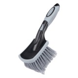 Perie scurta pentru spalare si curatare roti, jante si capace 26 cm cu maner confortabil, pentru detailing auto, AMiO 04031
